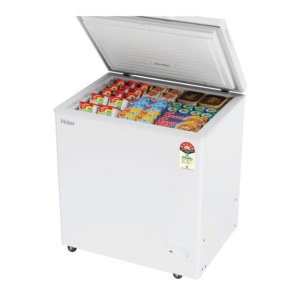 Haier Deep Freezer 300L, Hard Top Convertible Single Door (White)